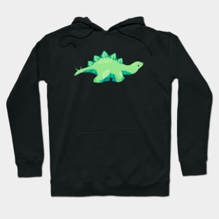 green dinosaur Hoodie